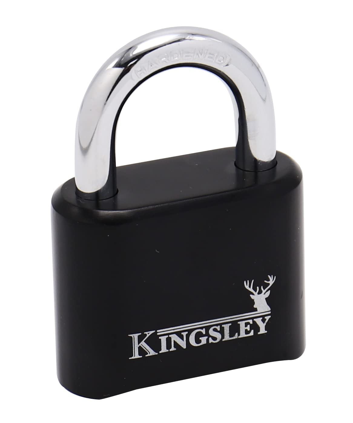 Kingsley Locks 22L Set-Your-Own Combination Padlock, Die-Cast (Black)