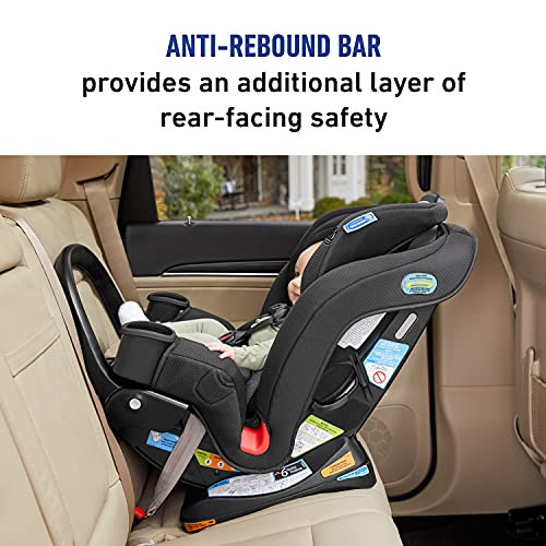 Graco Extend2Fit 3 in 1 Car Seat Featuring AntiRebound Bar Ride Rear