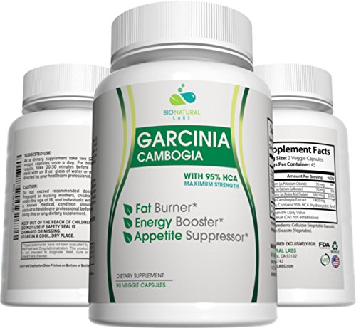 UPC 646437819336, Pure Garcinia Cambogia Extract 95% HCA - Maximum Strength. Fat Burner, Appetite Suppressant, Energy Booster ,Weight Loss Supplement. Carb Blocker, Metabolism Support. 1400mg per serving, 90 Veg Caps