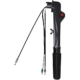 Outboard Motor Short Shaft Handle, Outboard Motor Engine Steering Tiller Arm, Motor Boat Trolling Motors Aluminium Alloy Handle for Ship Outboard Rigging System Assembly