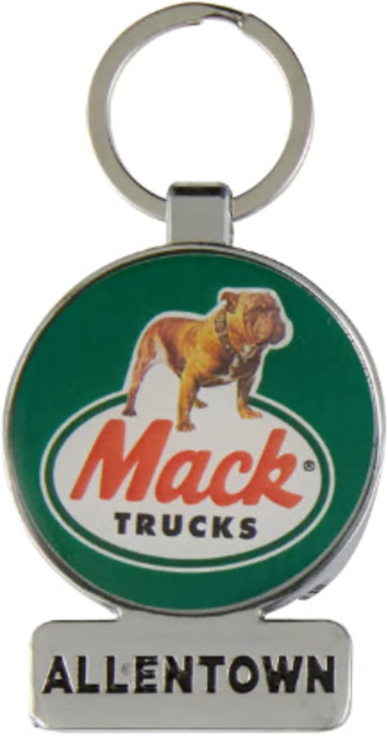 ford keychain amazon on Amazon Com Mack Trucks Enameled Retro Logo Keychain Clothing