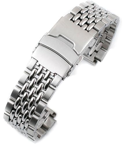 Amazon.com: StrapHabit TQ18 Q Timex Watch Strap, 18mm, Stainless
