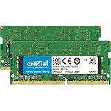 Crucial 32GB Kit (16GBx2) DDR4 2666 MT/s (PC4-21300) DR x8 SODIMM 260-Pin Memory - CT2K16G48FD8266