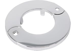 PLB23013112IPS EvertechPRO Floor and Ceiling Cover Plate Chrome-Plated Steel Escutcheon Plate - 1-1/2 inch IPS Universal Fit, Durable Plumbing Cover Plates, Easy Installation Pipe Flange