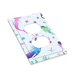 ShinyLuck Mermaid Starfish 1 Gang Electrical Duplex