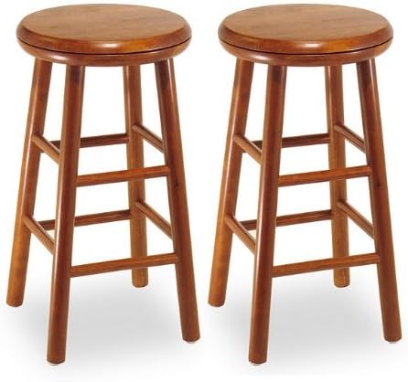 24" Backless Bevel Seat Counter Stool (Set of 2) PNo: 75284