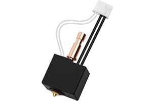 Upgraded Kobra S1 Combo Hotend Bi-Metal Heatbreak 0.4mm Brass Nozzle 3D Printer Print Head with Silicone Sock Compatible with
