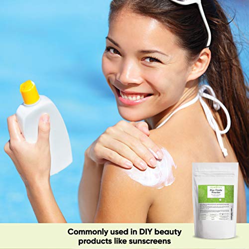 Sky Organics Zinc Oxide Powder for Body, 100 Pure NonNano & Uncoated