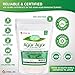 Agar Agar Powder Measuring Spoons Set, Vegan Cheese, Crystal Boba, Vegan Gelatin Substitute, Kosher, Halal, Non GMO, Unflavored Thickener LIVING JIN