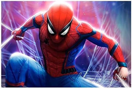 YUBAIBA Wooden Puzzle, Spider-Man Puzzle, Parent-Child Toys, Drawing Reference, Fun Educational Decompression Toy, 300/520/1000 Pieces, Children's Day Gift (Size : 520)