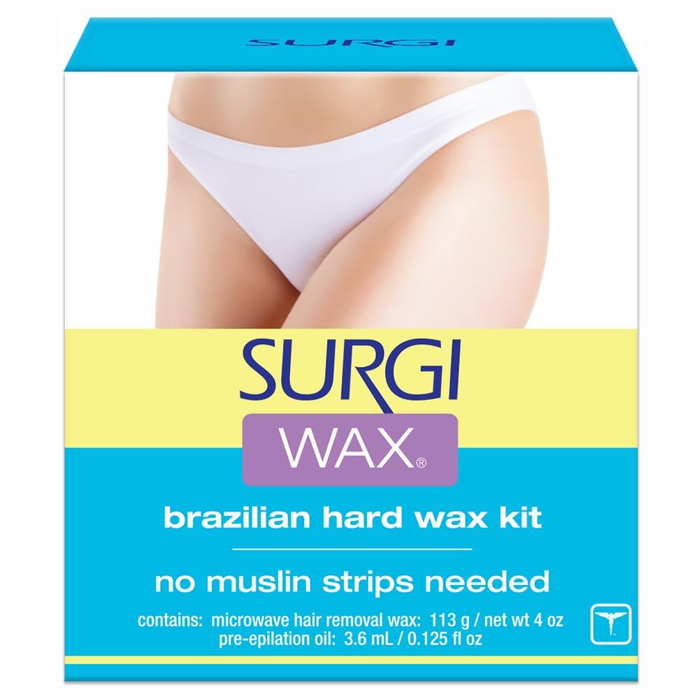 Surgi Hard Wax - Waxing for Hair Removal (113 ml) (Brazialian - Old Version)