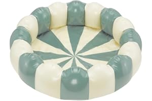 Petites Pommes Striped Inflatable Pool for Children 1-3 Years Old