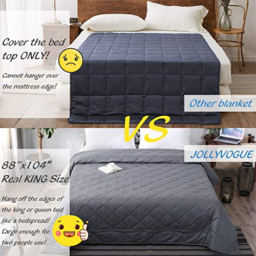 Weighted Blanket King Size Cooling (20lbs,88x104Inches), California