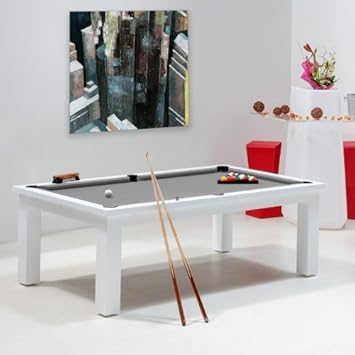billard tapis gris