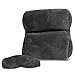 Travelon Luggage Ultra Fleece Travel Pillow And Eye Mask Set, Gray, Small