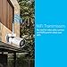 [PTZ & Auto Track] xmartO 1296p HD Wireless Pan Tilt WiFi Security Camera w. 2-Way Audio, 80ft IR Night Vision & Flood Light, 8X Digital Zoom (Works standalone or NVR, SD Card& Cloud Storage & Alexa