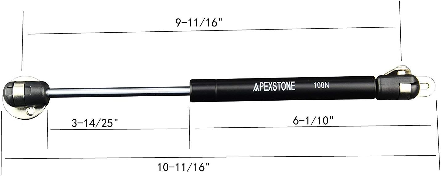 Apexstone 100N/22.5LB 10” Gas Strut/Spring/Prop/Shock/Lift Support by