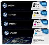 HP 304A CC530A CC531A CC532A CC533A Original LaserJet Toner Cartridge 4-color Set