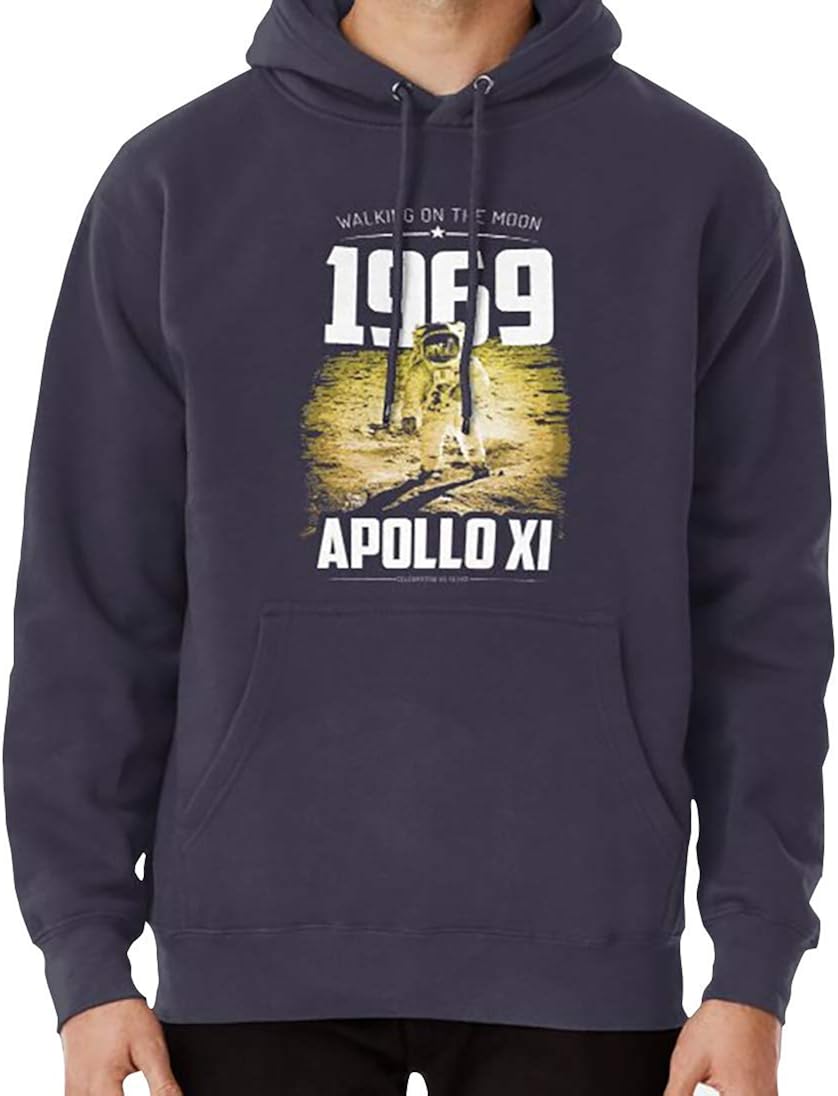 Amazon A p o l l o 11 1969 Moon Walk Astronaut 50 Year Anniversary Commemorative Pullover T 