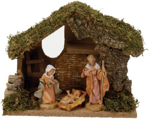 Fontanini by Roman Classic Holy Family starter Nativity Set 3-Piece 5-Inch Each