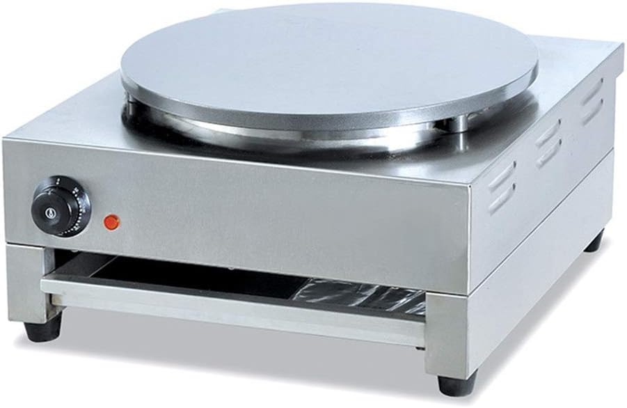 Liquor Commercial Grade Crepe Maker Machine Nonstick 15 Inch Blintze Maker Stainless Steel Electric Pancake Griddle Dosa Maker 110V