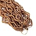 3 Packs Faux Locs Crochet Hair 20 Inch Wavy Curly Goddess Locs Crochet Hair Braiding Hair with Curly Ends Pre Looped Goddess Faux Locs crochet hair for Black Women Soft Locs Hair Extension(27#)