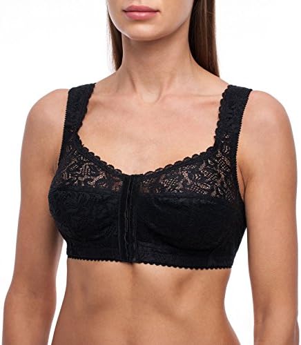 fruitVogue Women's Front Closure Full Support Coverage Wireless Bra SL_620_110F)