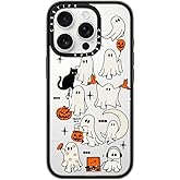 CASETiFY Compact Case for iPhone 16 Pro [Lightweight / 4 ft. 2X Military Grade Drop Protection/Slim] - Boo Things - Clear Black