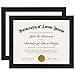 Americanflat 2 Pack - 8.5x11 Document Frames - Made to Display Certificates, Documents, Standard Papers