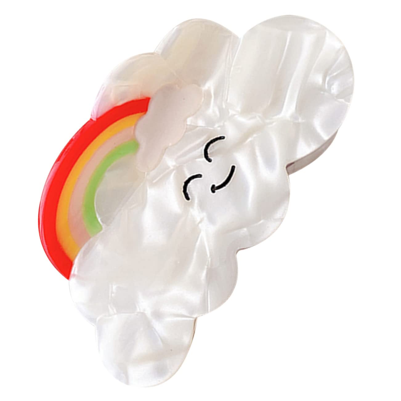 SKISUNO Cute Cloud Hair Claw Clip Decorative Jaw Clip for Women Strong Hold Hair Accessory for Travel School and Daily Use Stylish Design for All Occasions