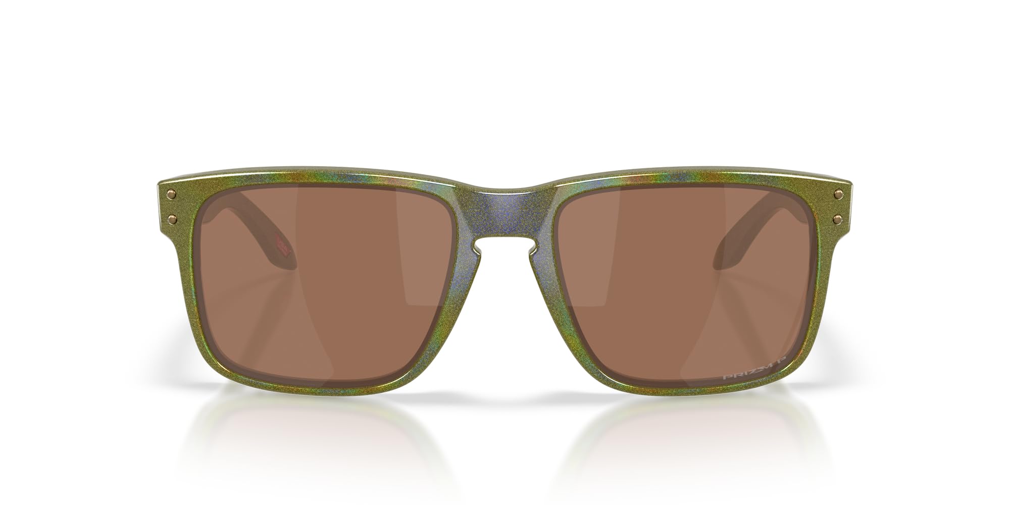 Oakley OO9102 Holbrook Sunglasses, Fern Space Dust/Prizm Tungsten Polarized, 57 mm Image