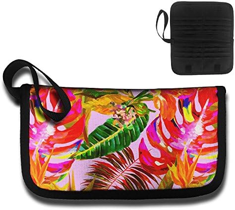 Island Style Floral Summer Beach Surf With Tropical Leaf Wallet Credit Card Holder Protector ID Card Window Credit Card Wallet