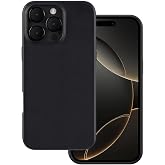 Docco Jette Designed for iPhone 16 Pro Leather Case Compatible with MagSafe, Italian Genuine Leather Case for iPhone 16 Pro, Built-in Magnets for MagSafe Charging-Midnight
