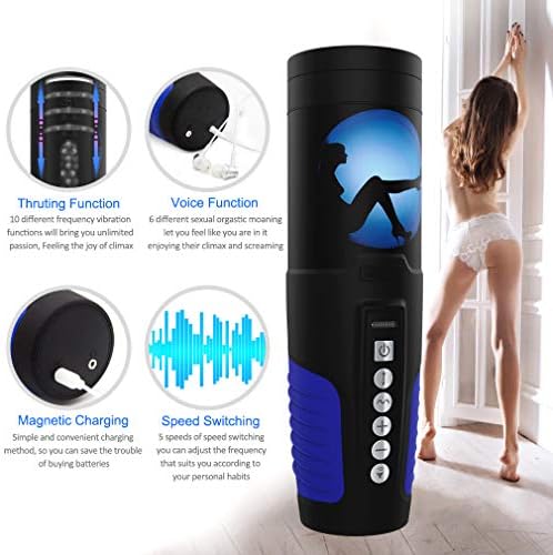 Intelligent Automatic Piston Telescopic Rotate Male Mastubratìon Cup Handsfr?é Tél?scópic Autómatic Thrusting Airbág Pist?n Male Sucker Electric Masturbers,Sexy Underwear Vibrantor for Men T-Shirt