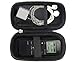 Digital Voice Recorder Case for Sony ICDPX370, PX440, PX470, BX140; Olympus WS-852, WS-853; KIMAFUN 2.4G and XIAOKOA 2.4G Wireless Lavalier Microphone, mesh Pocket in The lid, Detachable Wrist Strap