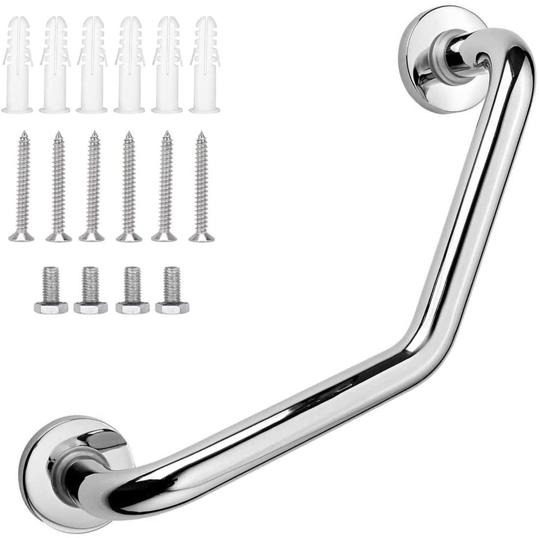 Soriace® Stainless Steel Grab Bar, Anti-Slip Grab Rail Handle/Wall Mounting Towel Rail Bar/Bathroom Support Handle Suit for Elder & Children & Personal Use