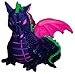 GloFish Dragon Cycle Light Ornament, Detailed aquarium Décor, Changes Color Under Blue And Black LEDsthumb 4