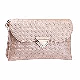 Voberry® Elegant Lady Women Long Purse Clutch Wallet Zip Bag Messenger Bag on clearance (Khaki)