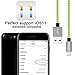 lightning cable Jpinbo iphone chargers 3Pcs 3ft/6ft/10ft Extra Long Nylon Braided Cord Lightning Cable USB Charging Charger for iPhone 7/7Plus/6S Plus,SE/5S/5C,iPad Air/Pro/Mini,iPod Nano (Gray+Green)
