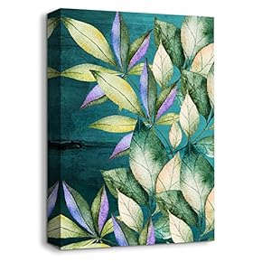 Canvas Wall Art Abstract Geometric Free Life Painting Artwork for Home Prints Framed - 12x18 inches