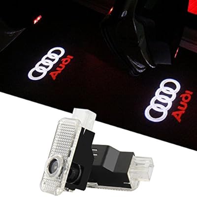 2pcs puerta de coche LED luces para Audi noche imagen luz fantasma ...