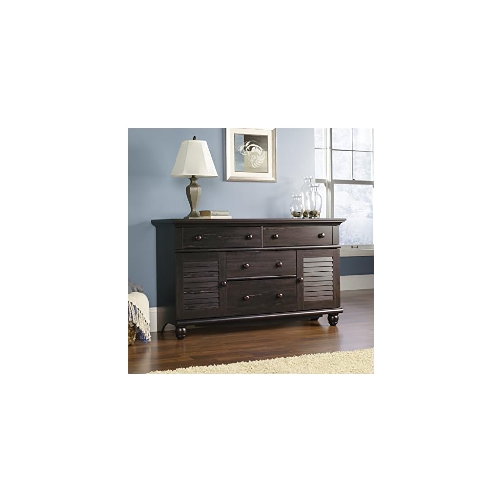Sauder Harbor View Dresser, Antiqued Paint finish LAVORIST
