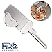 Pizza Cutter Wheel, OUYUI 3 in 1 Pizza Slicer Shovel Tools with Stainless Steel Super Sharp Blade (Silver)