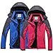 EQUICK Windproof Waterproof Outdoor Snow Jacket Winter Hooded Mountain Sports Ski Fleece Outwear