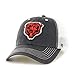 '47 NFL Chicago Bears Taylor Closer Hat, One Size Stretch, Charcoal