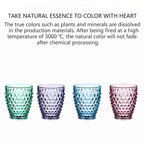 Krrinnhy Trinkgläser Aus Hochwertigem Glas | 4Er Set | 33CL Dickwandige Saftgläser Spülmaschinenfest | Bleifreies… – Bild 8