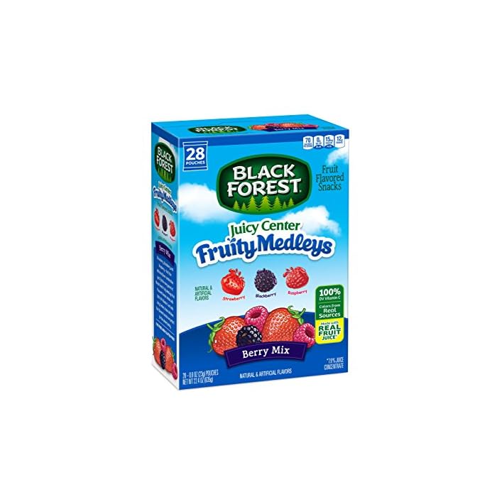 Buy Black Forest Juicy Center Fruity Medleys Fruit Snacks, Berry Mix