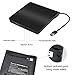 MythGeek External CD Drive USB 3.0 Portable Slim External DVD Drive, External DVD CD Drive & CD DVD +/-RW Writer/Rewriter/Player High Speed Data Transfer (Black)