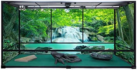 Carolina Custom Cages Terrarium, Giant Deep Extra-Tall 72Lx24Wx36H; Easy Assembly - Glass Doors, Panels & Hardware ONLY, Box 2 of 2