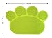 Cat Litter Trapping Mats. For Cat Litter Boxes (Paw Print - Lime)